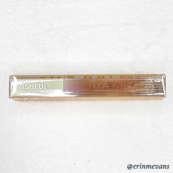 HUDA BEAUTY Other - Huda Beauty Silk Bomb Honey Kiss Nutri-Plumping Lip Balm Queen Bee New